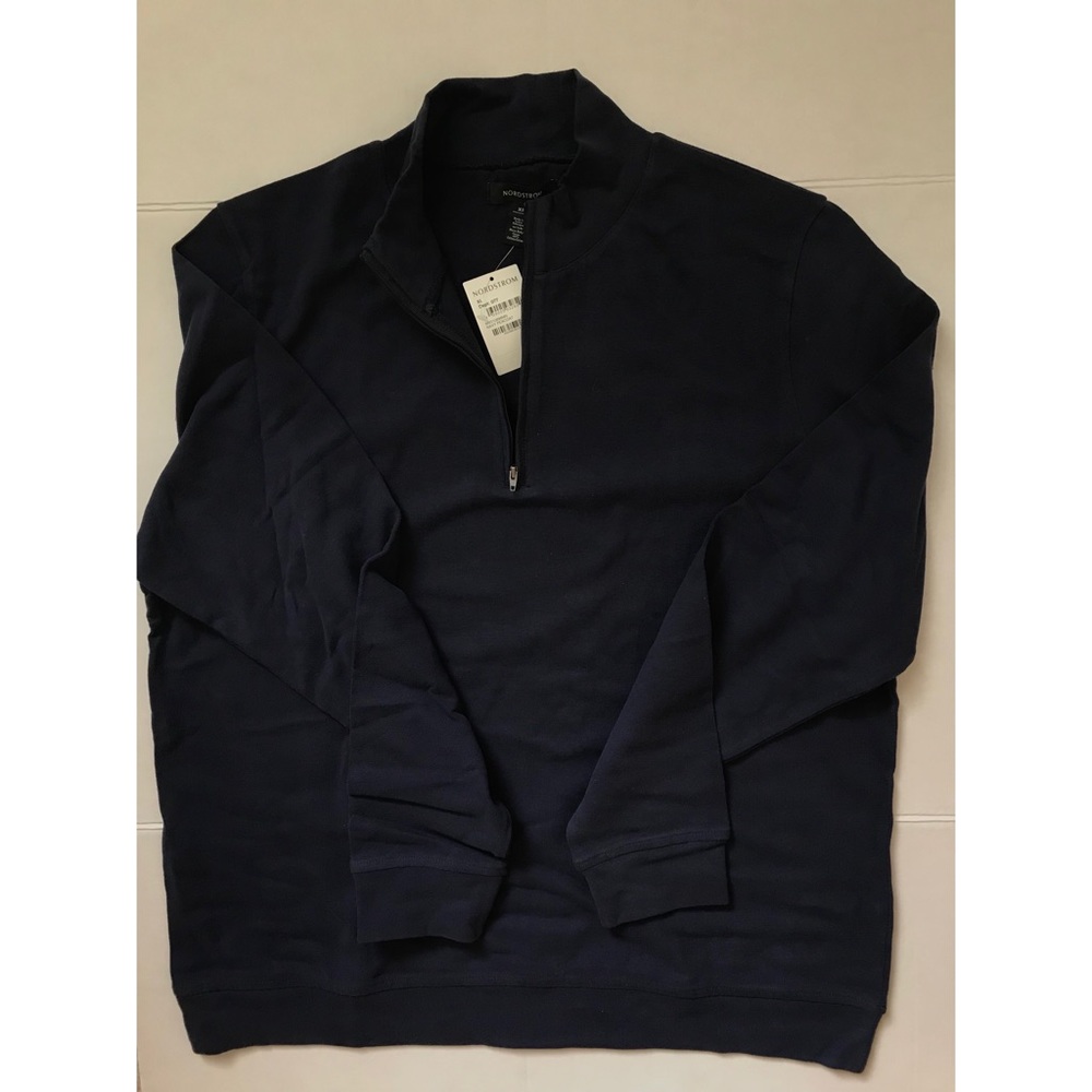 Nordstrom Men’s Navy Quarter Zip Pullover